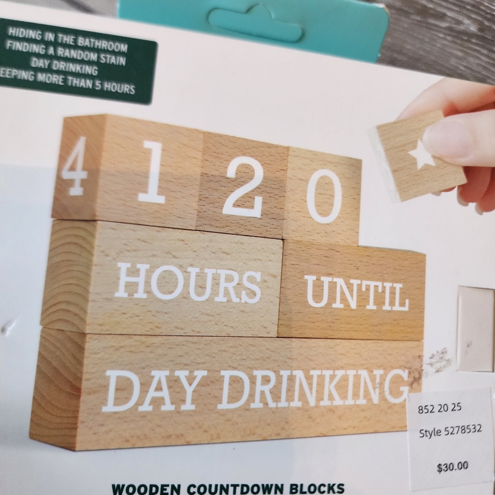 New Baby Countdown Blocks - Picture 9 of 15